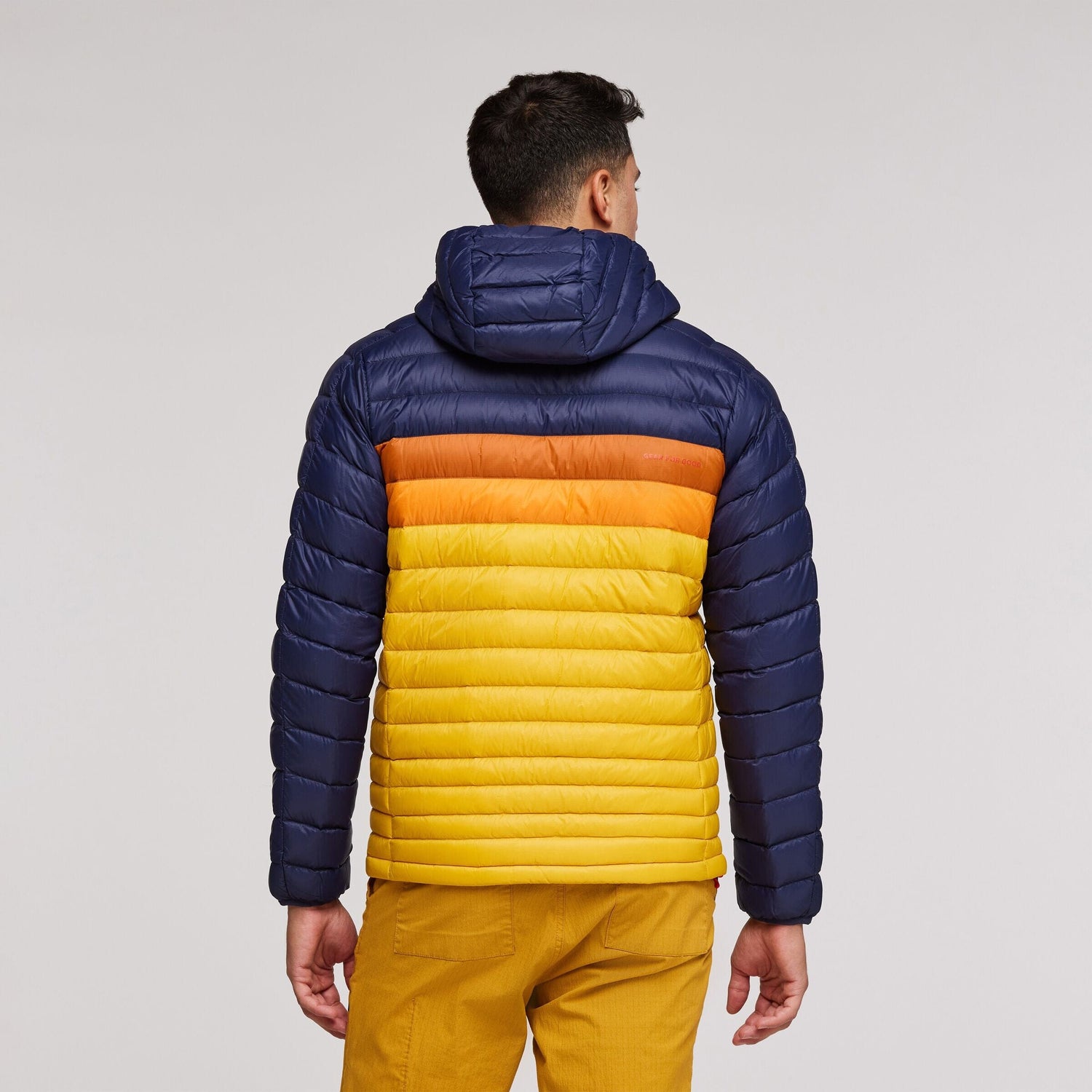 Cotopaxi M's Fuego Down Hooded Jacket - Responsibly sourced down Maritime & Sunset Jacket