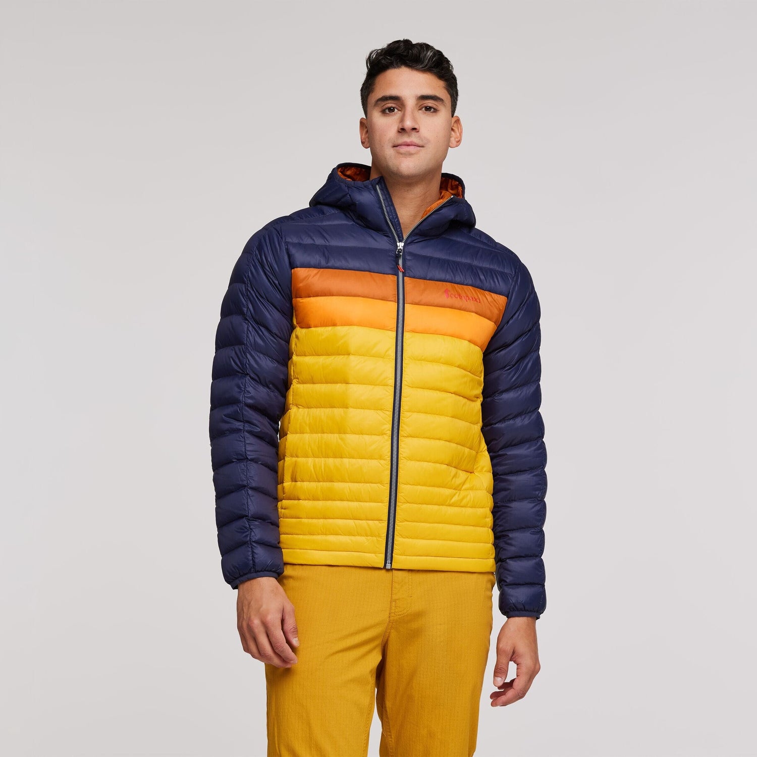 Cotopaxi M's Fuego Down Hooded Jacket - Responsibly sourced down Maritime & Sunset Jacket