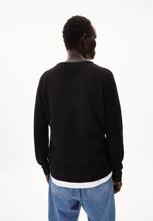 Armedangels M's Graanos Sweater - Organic Cotton Black