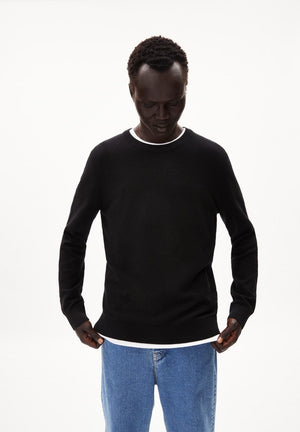 Armedangels M's Graanos Sweater - Organic Cotton Black