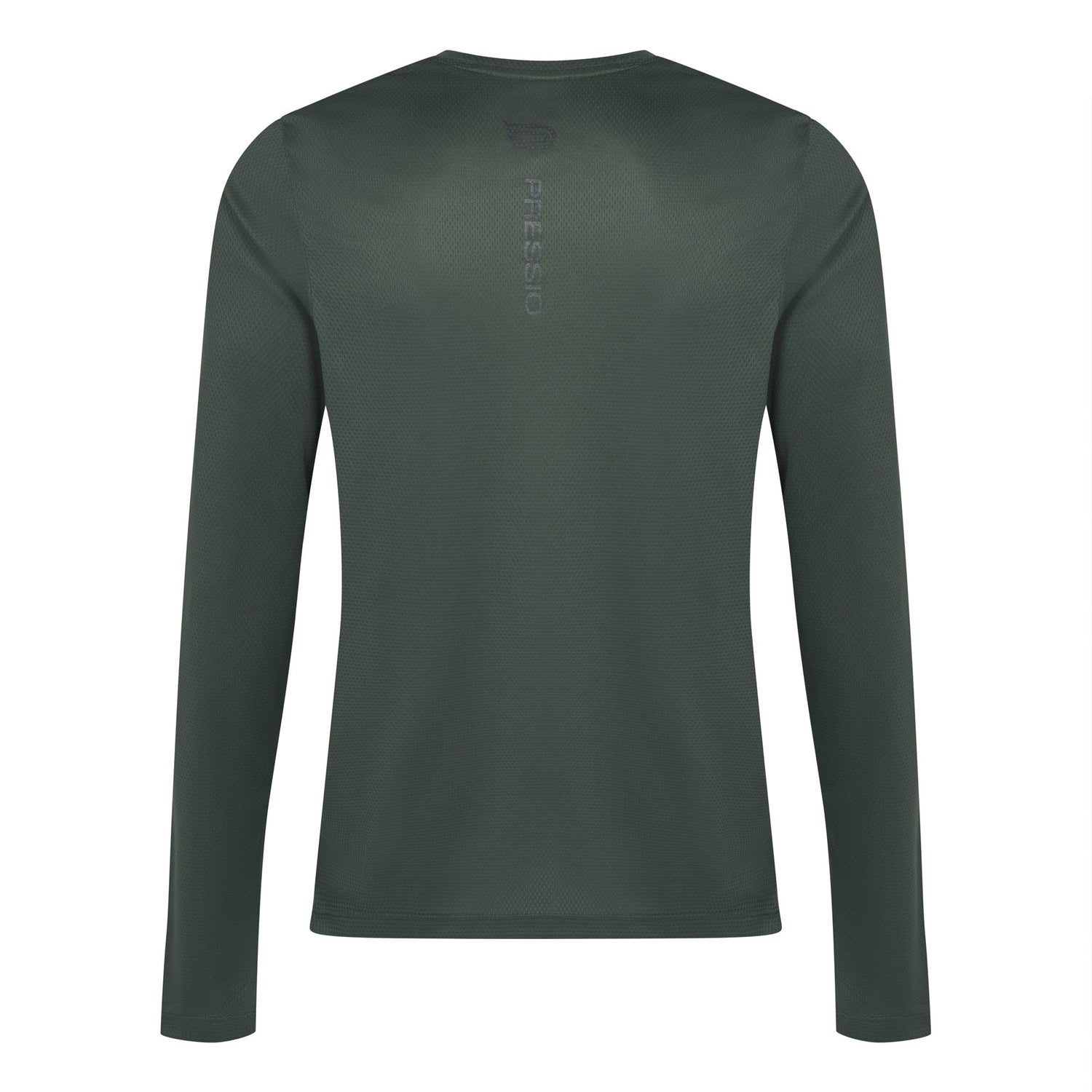 Pressio M's Hāpai Long Sleeve Top - Recycled Polyester Khaki Shirt