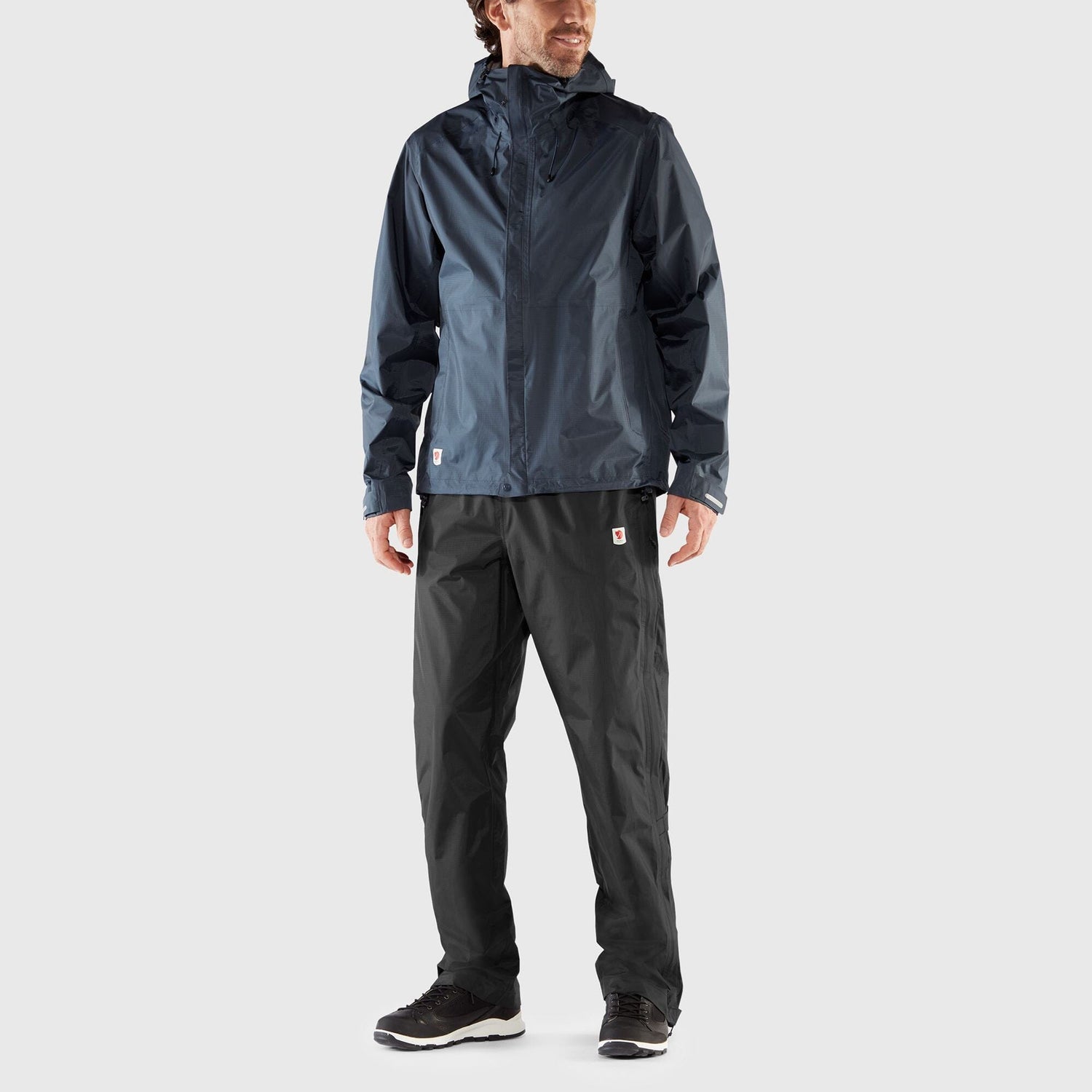 Fjällräven M's High Coast Hydratic shell pants - Recycled polyamide Black Pants