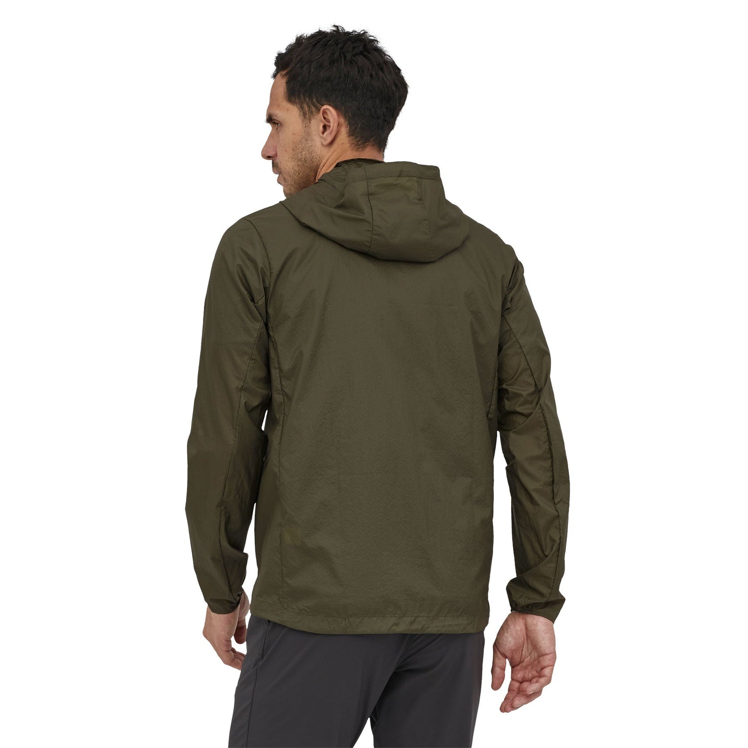 Patagonia Men's Isthmus Utility Transitional Jacket in Nouveau Green, Large - Outdoor Jackets - Recycled Nylon/Recycled Polyester/Nylon