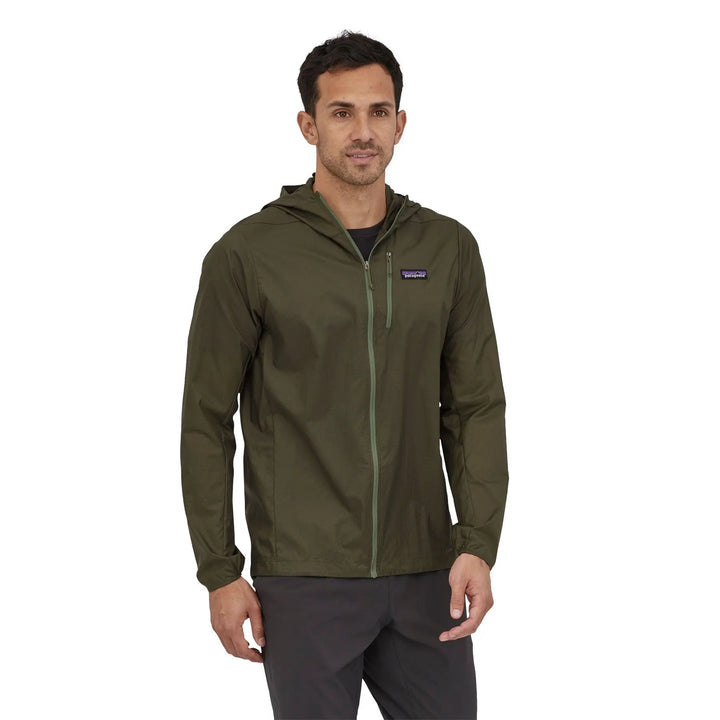 M's Houdini® Jacket - 100% Recycled Nylon Jacket Patagonia Basin Green S