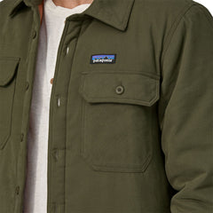 Patagonia M's Insulated Fjord Flannel Jacket - Organic Cotton & Recycled Polyester Basin Green Shirt