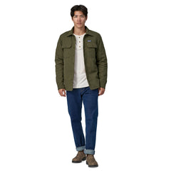 Patagonia M's Insulated Fjord Flannel Jacket - Organic Cotton & Recycled Polyester Basin Green Shirt