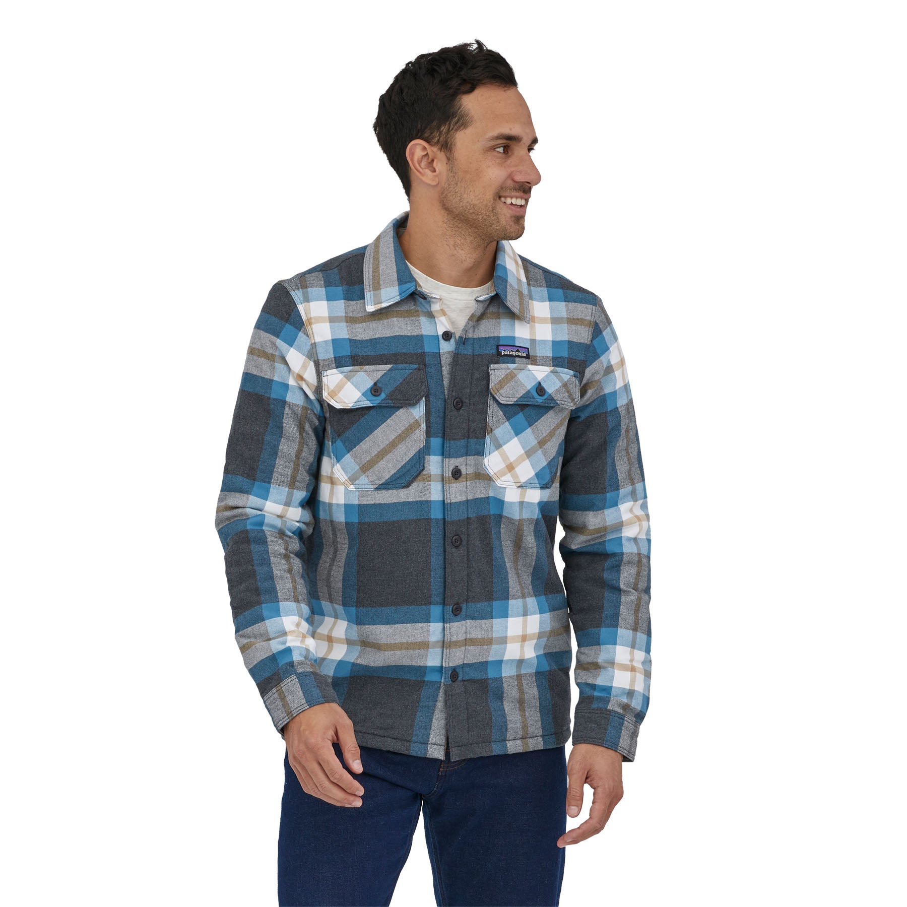 svinge jogger Benign Patagonia M's Insulated MW Fjord Flannel Jacket - Organic Cotton & Recycled  Polyester - Weekendbee - sustainable sportswear