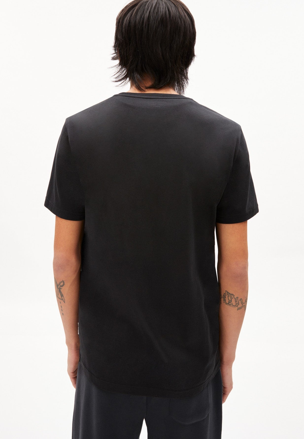 Armedangels M's Jaames T-shirt - Organic cotton Black Shirt