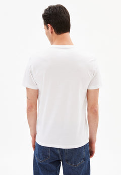 Armedangels M's Jaames T-shirt - Organic cotton White Shirt