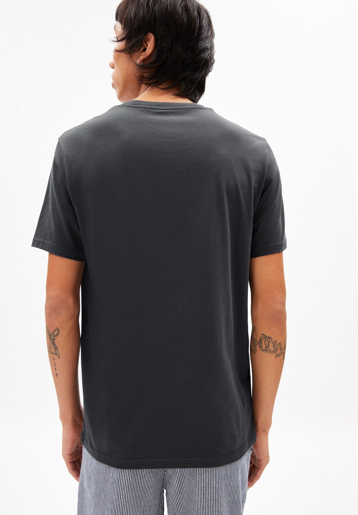 Armedangels M's Jaames T-shirt - Organic cotton Graphite Shirt