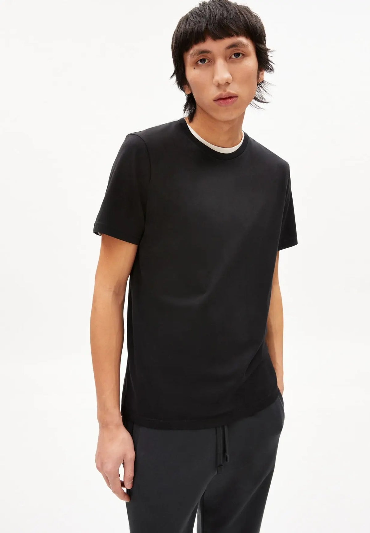 M's Jaames T-shirt - Organic cotton Shirt Armedangels Black S