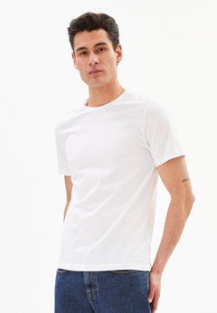 Armedangels M's Jaames T-shirt - Organic cotton White Shirt