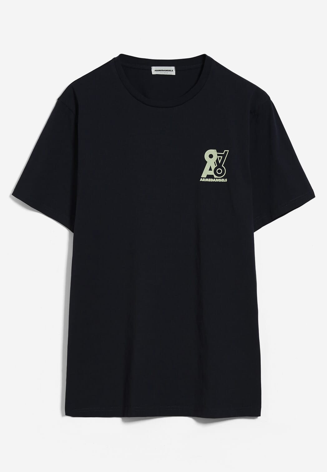 Armedangels M's Jaames Upside Down T-shirt - 100% Organic Cotton Night sky Shirt