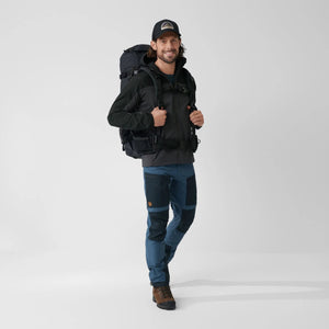 Fjällräven M's Keb Agile Trousers - G-1000® Lite Eco Stretch Black-Black