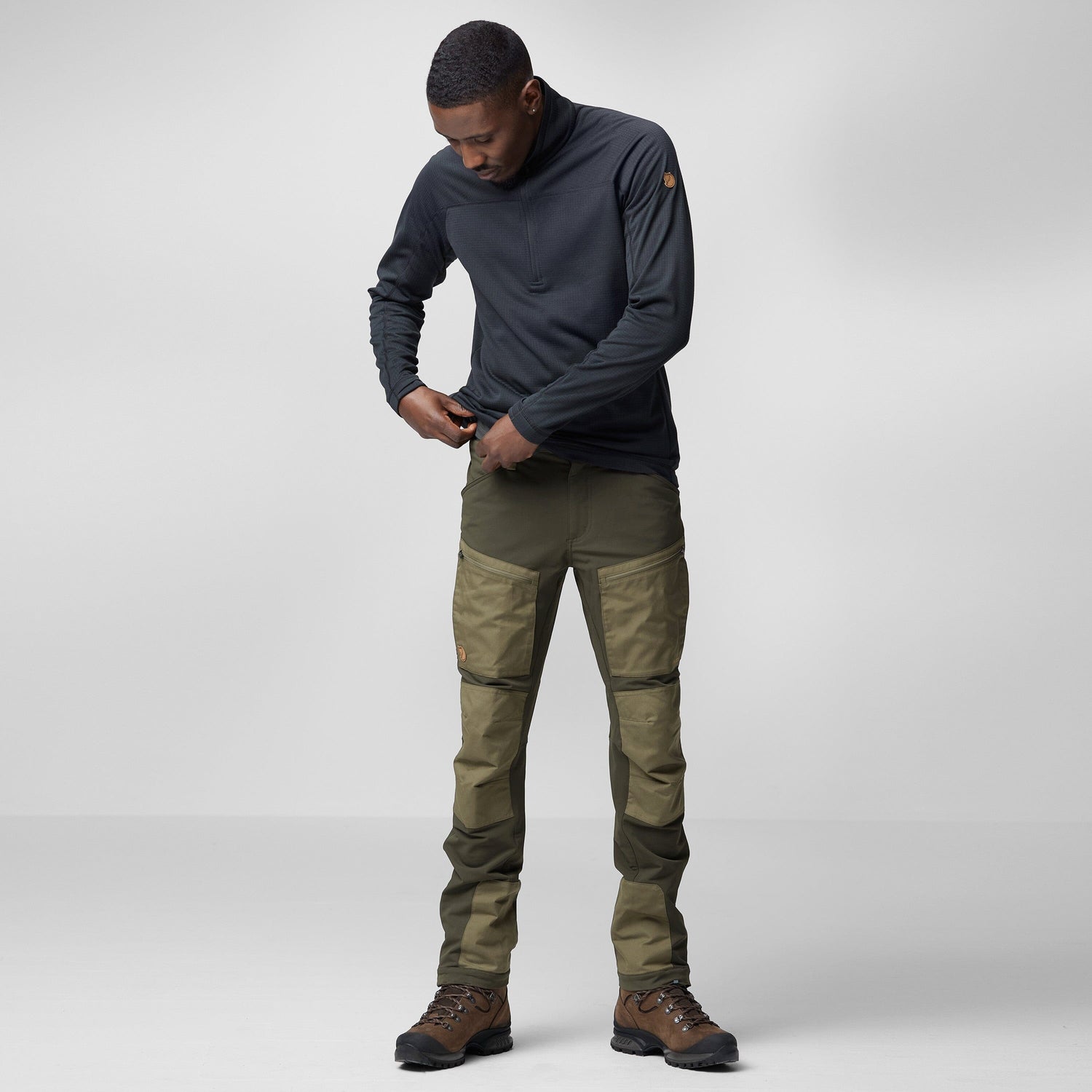 Fjällräven M's Keb Agile Winter Trousers - Recycled Polyester Black-Black Pants