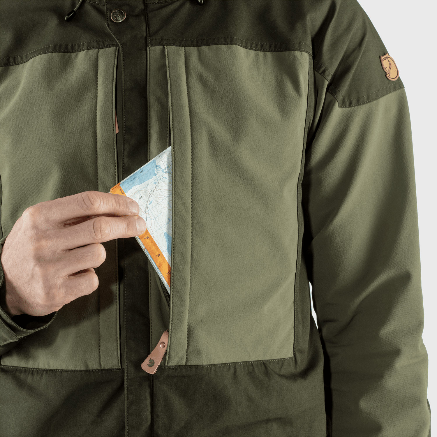 Fjällräven - M's Keb Jacket - G-1000® - Recycled Polyester & Organic Cotton - Weekendbee - sustainable sportswear