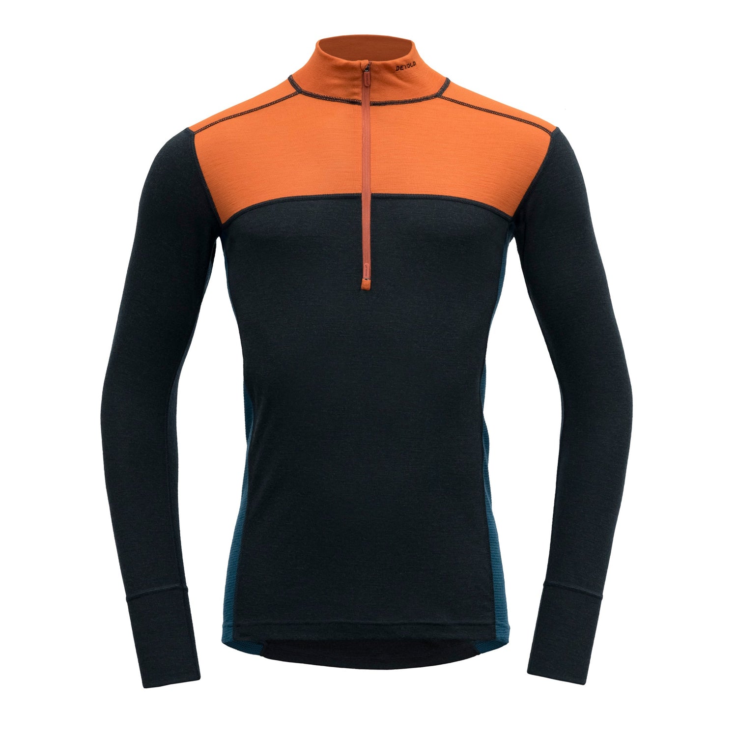Devold - M's Lauparen Zip Neck - 100% Merino Wool - Weekendbee - sustainable sportswear