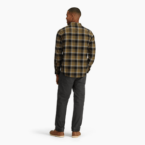 Royal Robbins M's Lieback Organic Cotton Flannel L/S - 100% Organic cotton Dark Olive Timbercove Pld