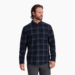 Royal Robbins M's Lieback Organic Cotton Flannel L/S - 100% Organic cotton Naval Timbercove Pld Shirt