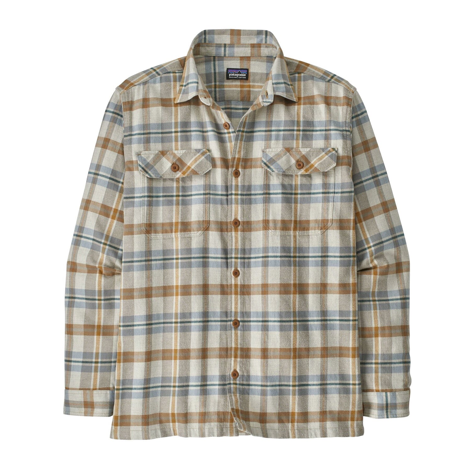Patagonia - M's Long-Sleeved Midweight Fjord Flannel Shirt - Organic Cotton - Weekendbee - sustainable sportswear