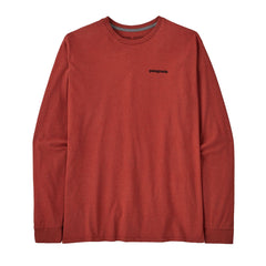 Patagonia - M's Long-Sleeved P-6 Logo Responsibili-Tee® - Recycled Polyester - Weekendbee - sustainable sportswear