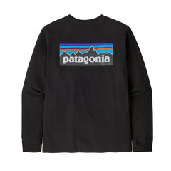 Patagonia - M's Long-Sleeved P-6 Logo Responsibili-Tee® - Recycled Polyester - Weekendbee - sustainable sportswear