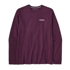 Patagonia - M's Long-Sleeved P-6 Logo Responsibili-Tee® - Recycled Polyester - Weekendbee - sustainable sportswear