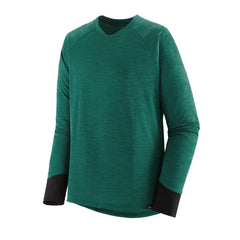 Patagonia M's L/S Dirt Craft Jersey - Recycled polyester Borealis Green Shirt