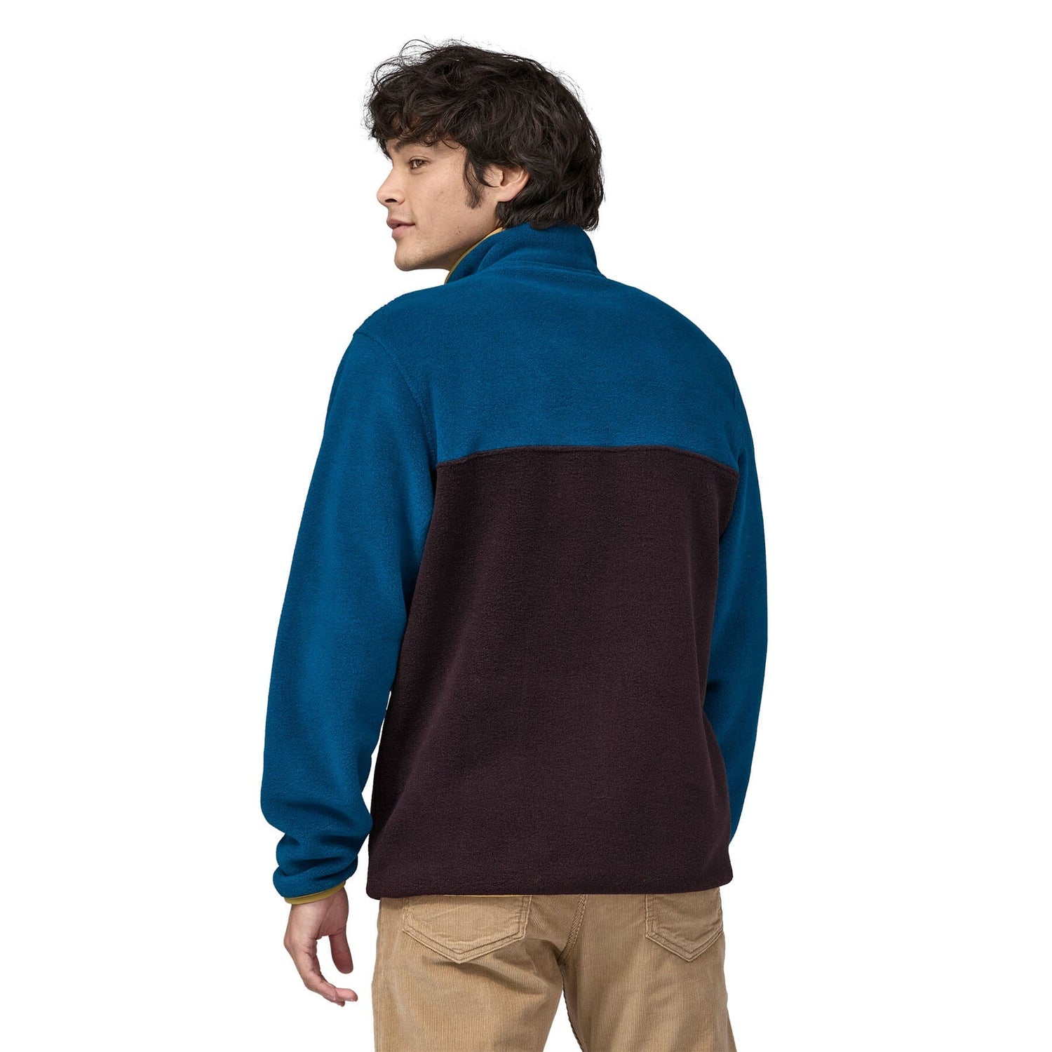 Patagonia - M's LW Synch Snap-T Fleece Pullover - 100% Recycled Polyester - Weekendbee - sustainable sportswear