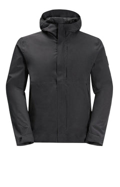 Jack Wolfskin M's Mainkai Shell Jacket - 100% Recycled polyester Phantom Jacket