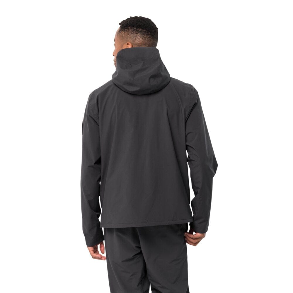 Jack Wolfskin M's Mainkai Shell Jacket - 100% Recycled polyester Phantom Jacket