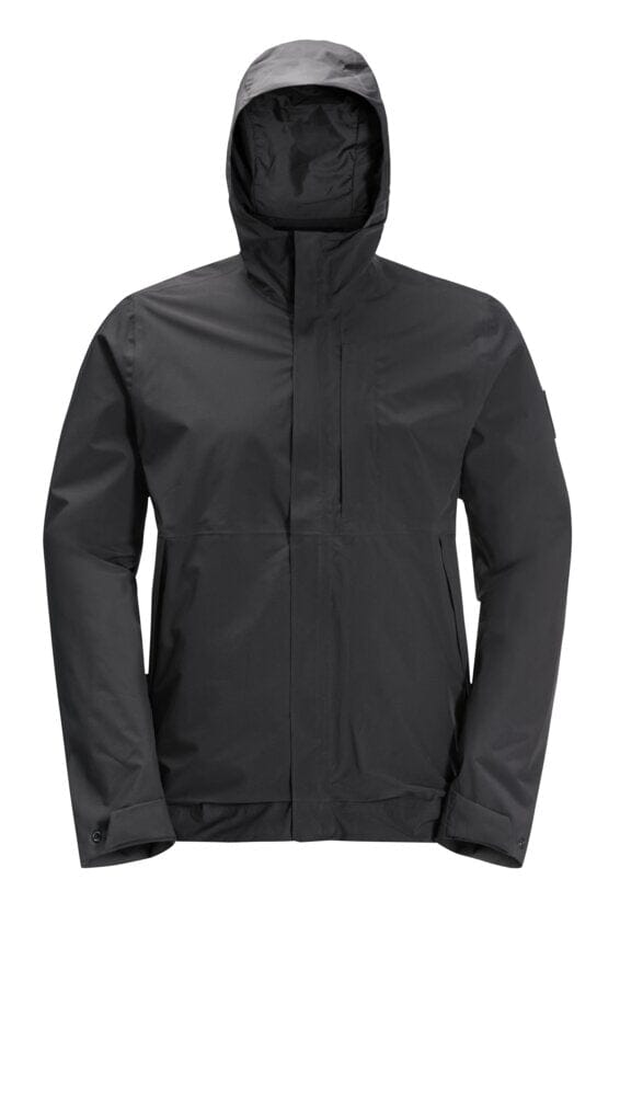 Jack Wolfskin M's Mainkai Shell Jacket - 100% Recycled polyester Phantom Jacket