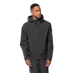 Jack Wolfskin M's Mainkai Shell Jacket - 100% Recycled polyester Phantom Jacket