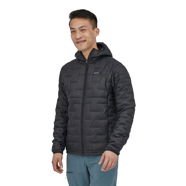 M's Micro Puff Hoody - Recycled Nylon & Recycled Polyester Jacket Patagonia Black M