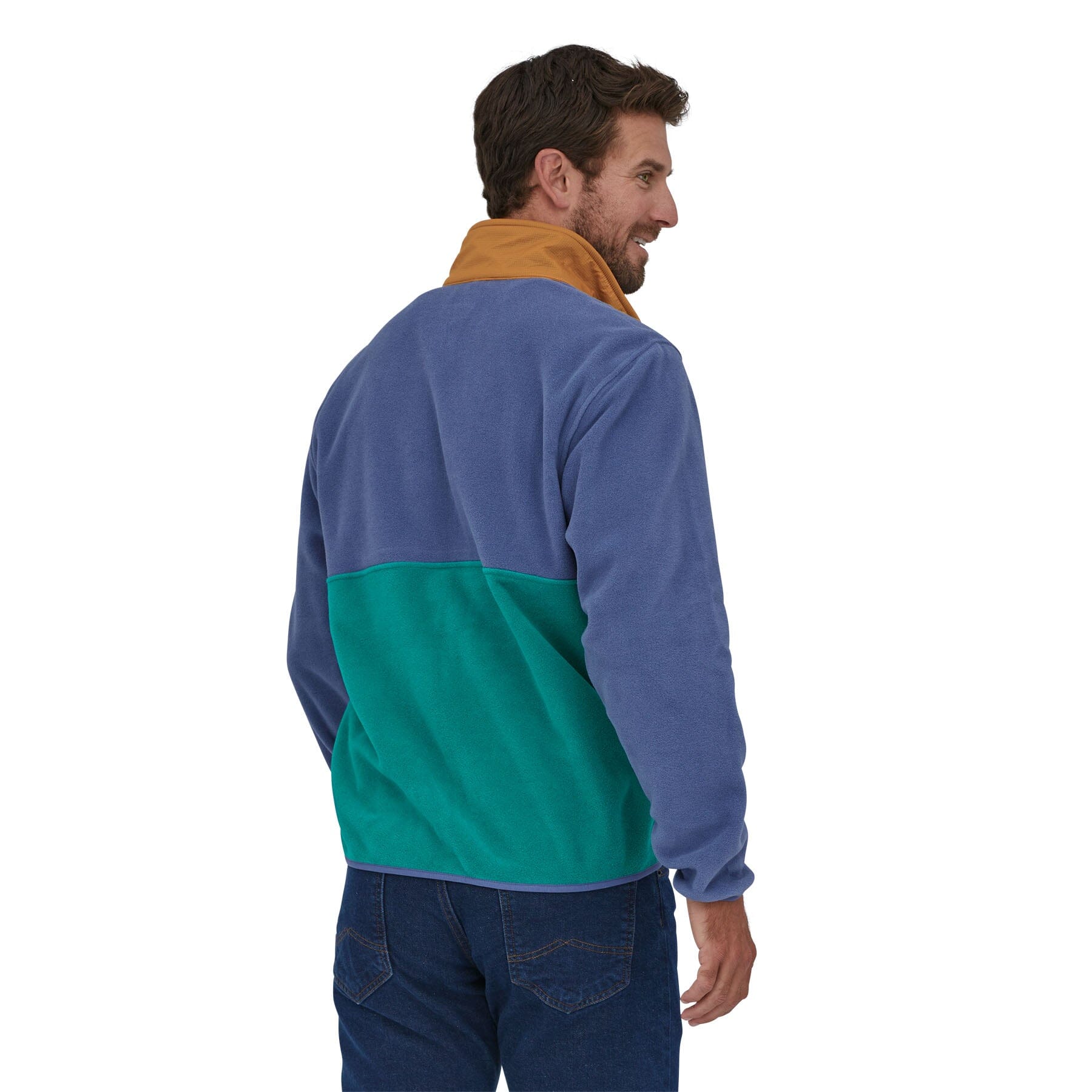 Patagonia men's polyester fleece pullover hot sale