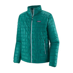 Patagonia M's Nano Puff Jacket - 100% Recycled Polyester Borealis Green Jacket