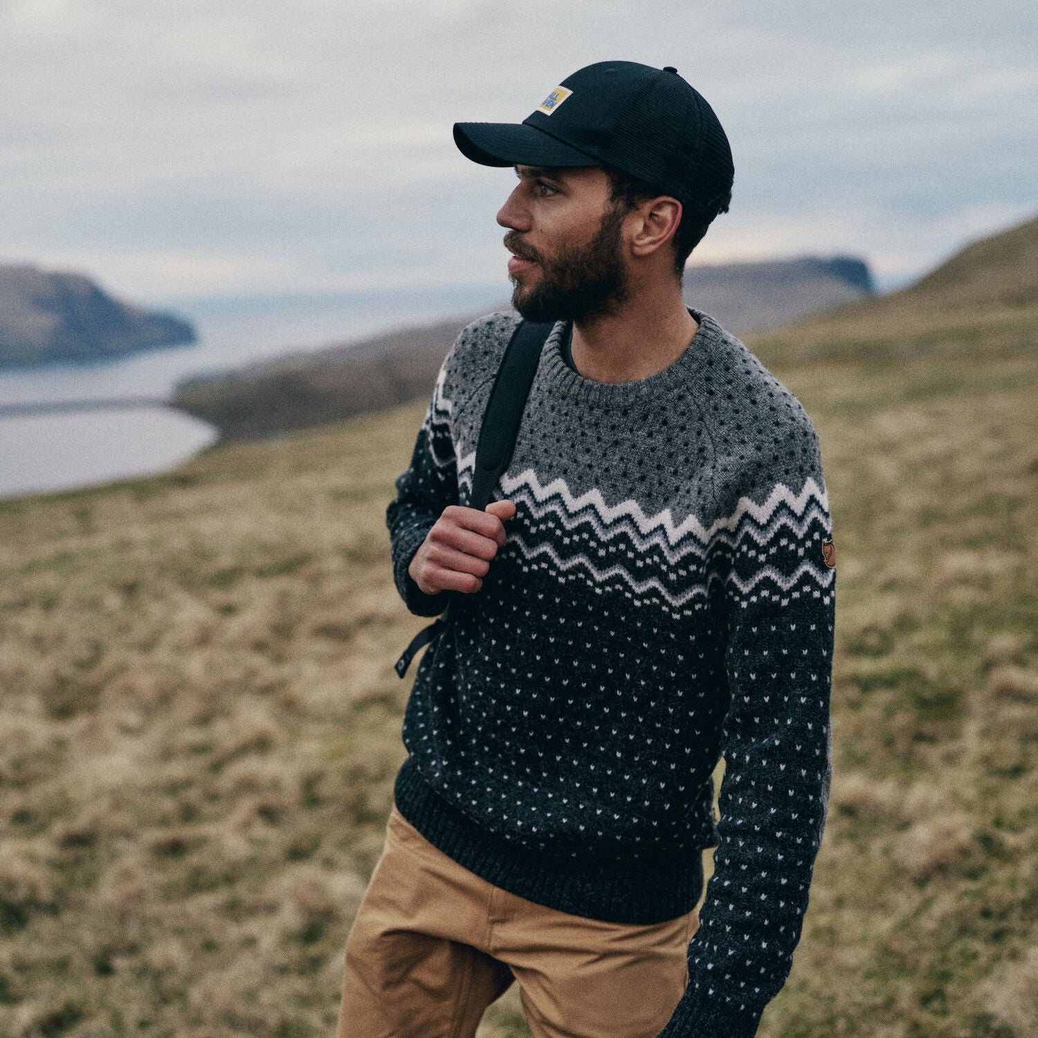 Fjällräven M's Övik ニットセーター ウール Weekendbee sustainable sportswear