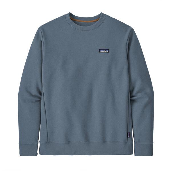 Patagonia M's P-6 Label Uprisal Crew Sweatshirt - Recycled Polyester & Recycled Cotton Plume Grey Shirt