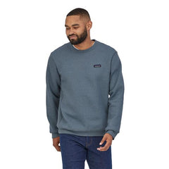 Patagonia M's P-6 Label Uprisal Crew Sweatshirt - Recycled Polyester & Recycled Cotton Plume Grey Shirt
