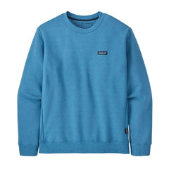 Patagonia M's P-6 Label Uprisal Crew Sweatshirt - Recycled Polyester & Recycled Cotton Anacapa Blue Shirt