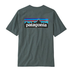 Patagonia - M's P-6 Logo Responsibili-Tee® - Recycled cotton - Weekendbee - sustainable sportswear