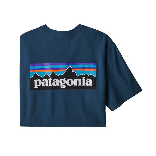 Patagonia - M's P-6 Logo Responsibili-Tee® - Recycled cotton - Weekendbee - sustainable sportswear