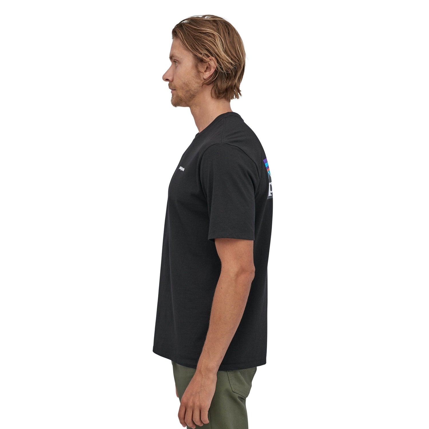 Patagonia - M's P-6 Logo Responsibili-Tee® - Recycled cotton - Weekendbee - sustainable sportswear