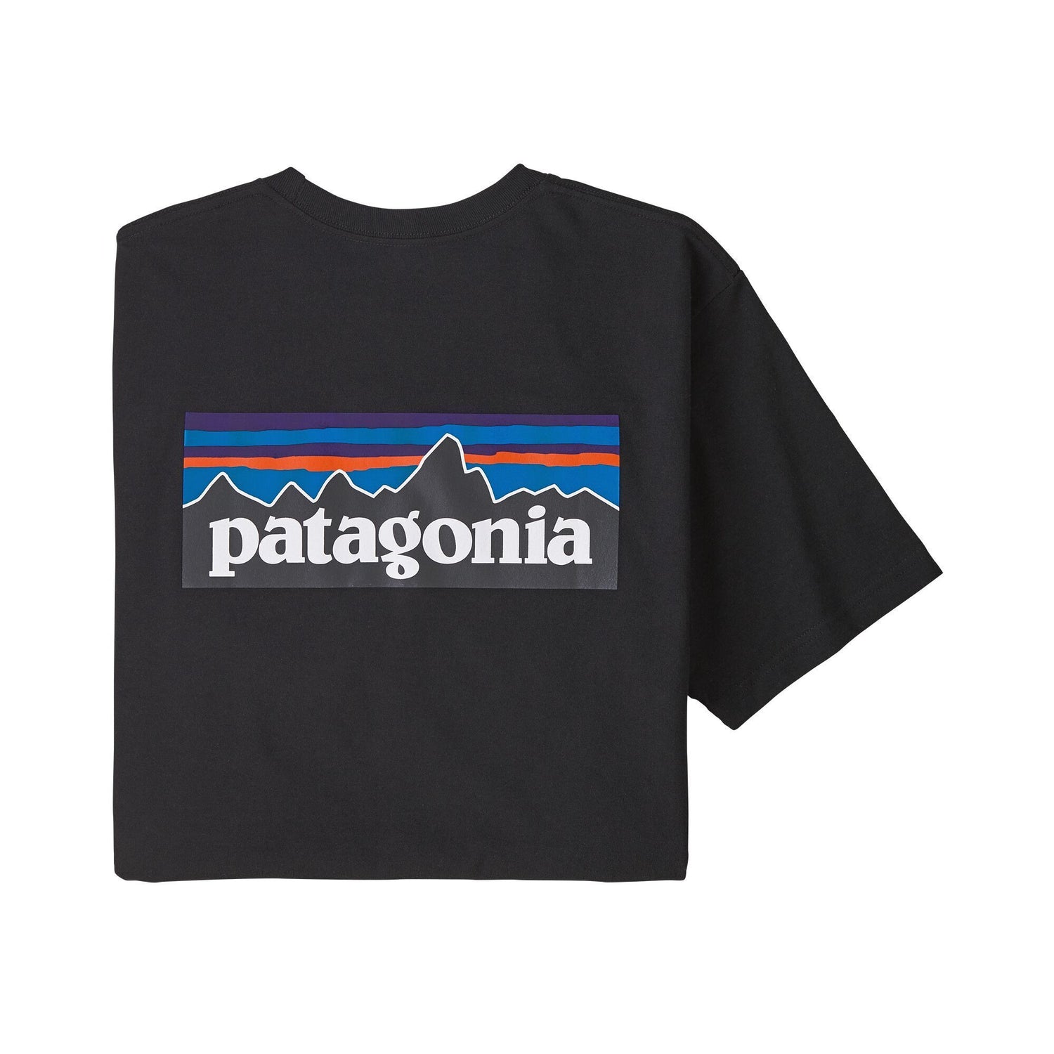 Patagonia M's P-6 Logo Responsibili-Tee® - Recycled cotton Black Shirt