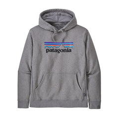 Patagonia Unisex P-6 Logo Uprisal Hoody - Made From Recycled Cotton & Recycled Polyester Gravel Heather Shirt