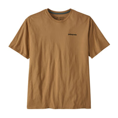 Patagonia M's P-6 Mission Organic T-Shirt - 100% Organic Cotton Grayling Brown Shirt