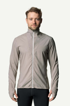 Houdini M's Pace Wind Jacket - 100% recycled polyester Morning Haze Jacket