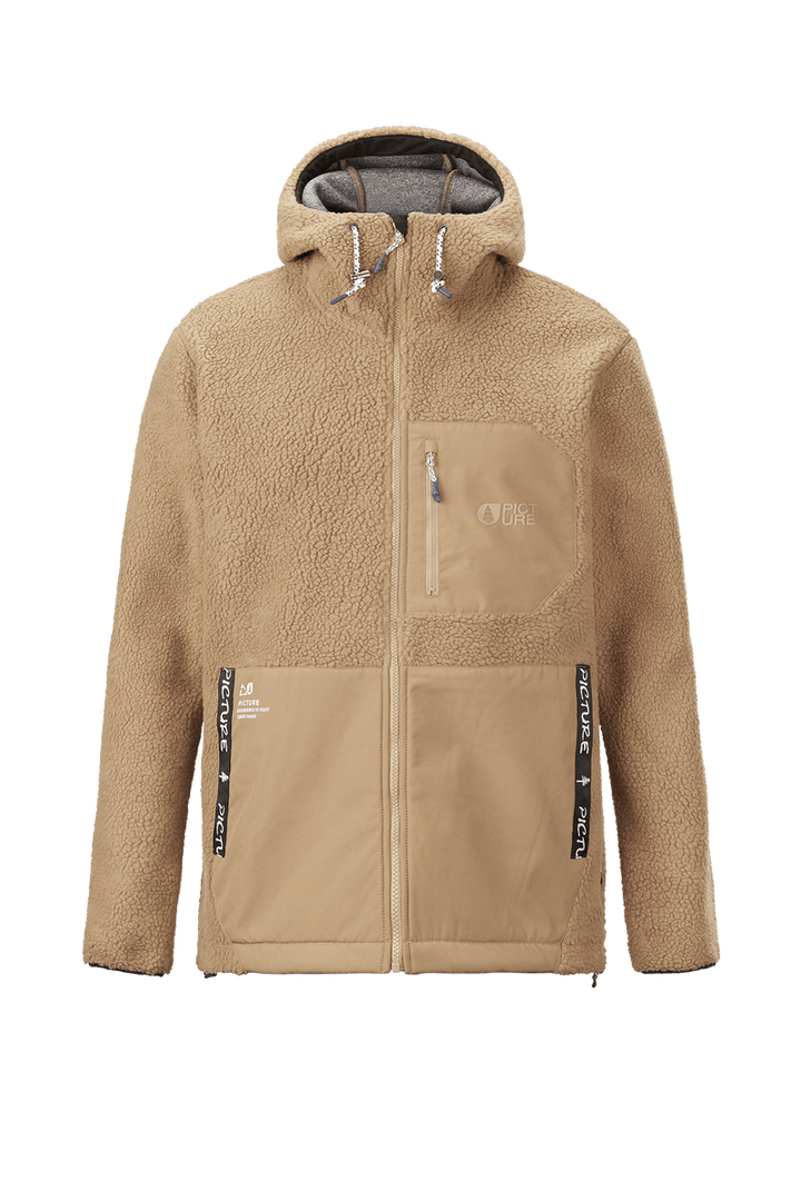 M's Pemberton Zip Fleece Hood - Recycled Polyester Shirt Picture Organic