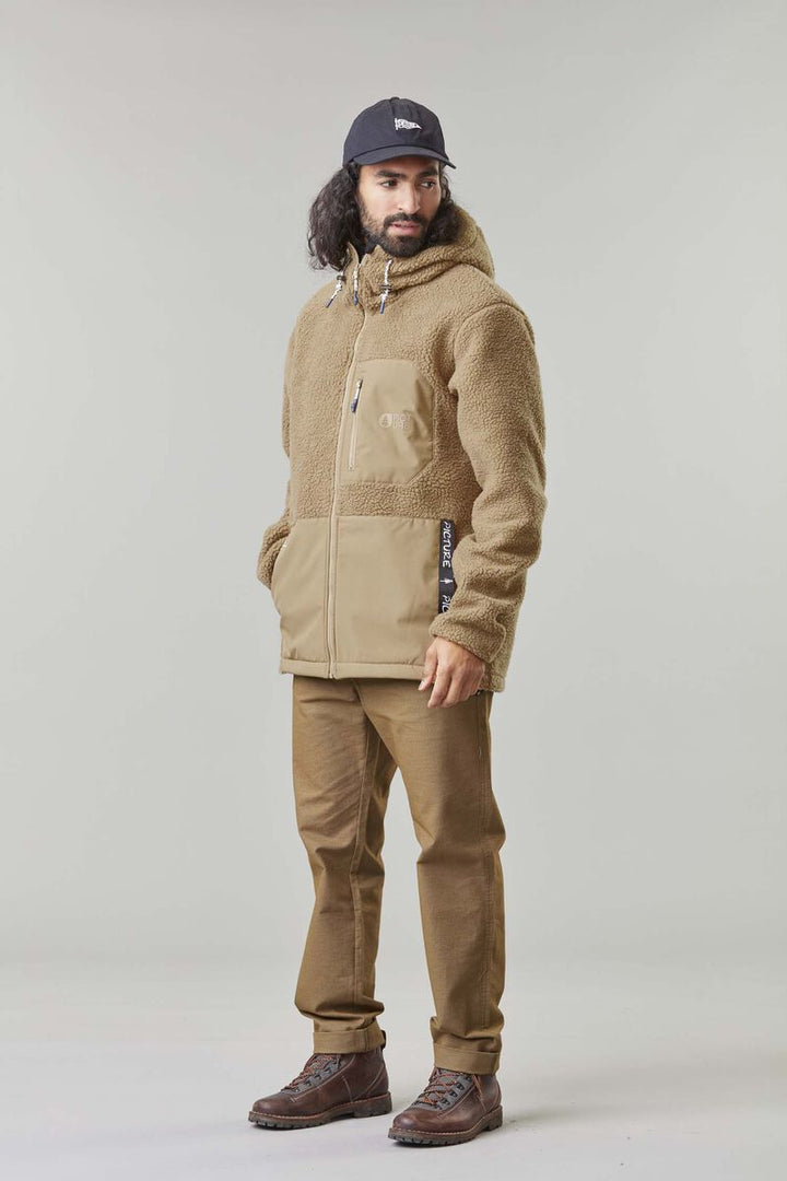 M's Pemberton Zip Fleece Hood - Recycled Polyester Shirt Picture Organic