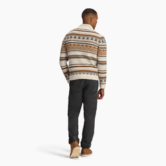 Royal Robbins M's Ponderosa 1/4 Zip - Recycled polyester & Merino wool Ivory Shirt